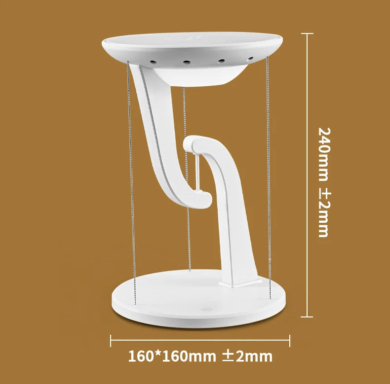 suspended in air LED lamp
