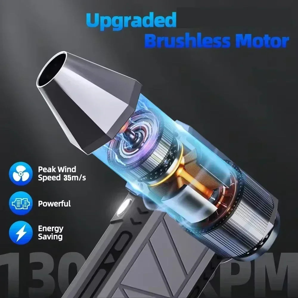 A Black Powerful TurboJet Hand Held Blower