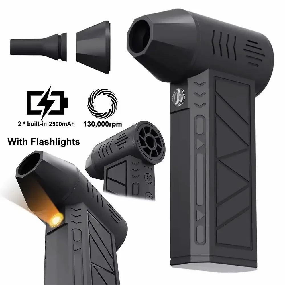 A Black Powerful TurboJet Hand Held Blower