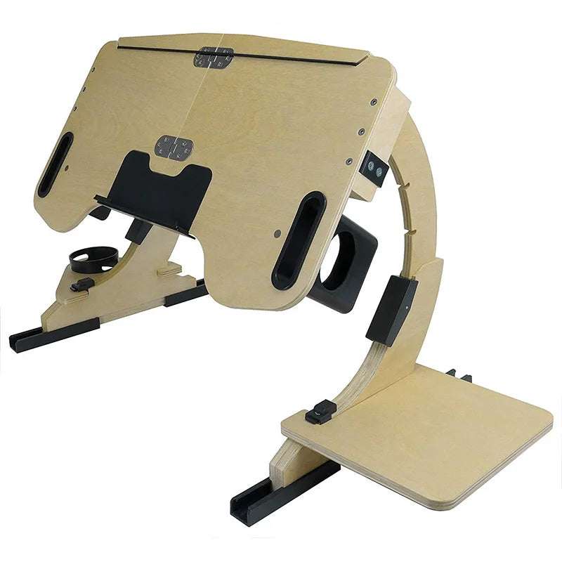 The ultimate adjustable desk that you can use with comfort anytime anywhere any position