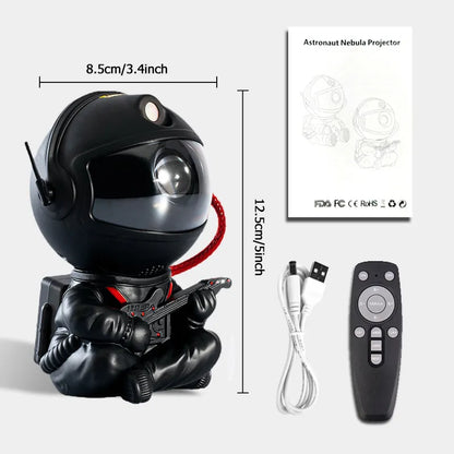 Small astronaut projector used as a night light