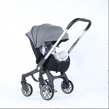 luxury baby stroller with 4 in 1 features