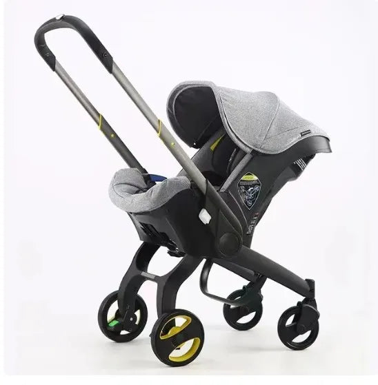 luxury baby stroller with 4 in 1 features