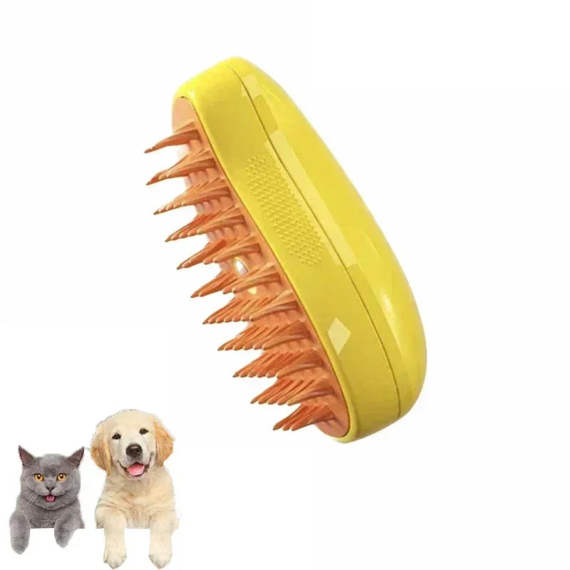 PetGroom Pro™ 3-in-1 Electric Steam Brush