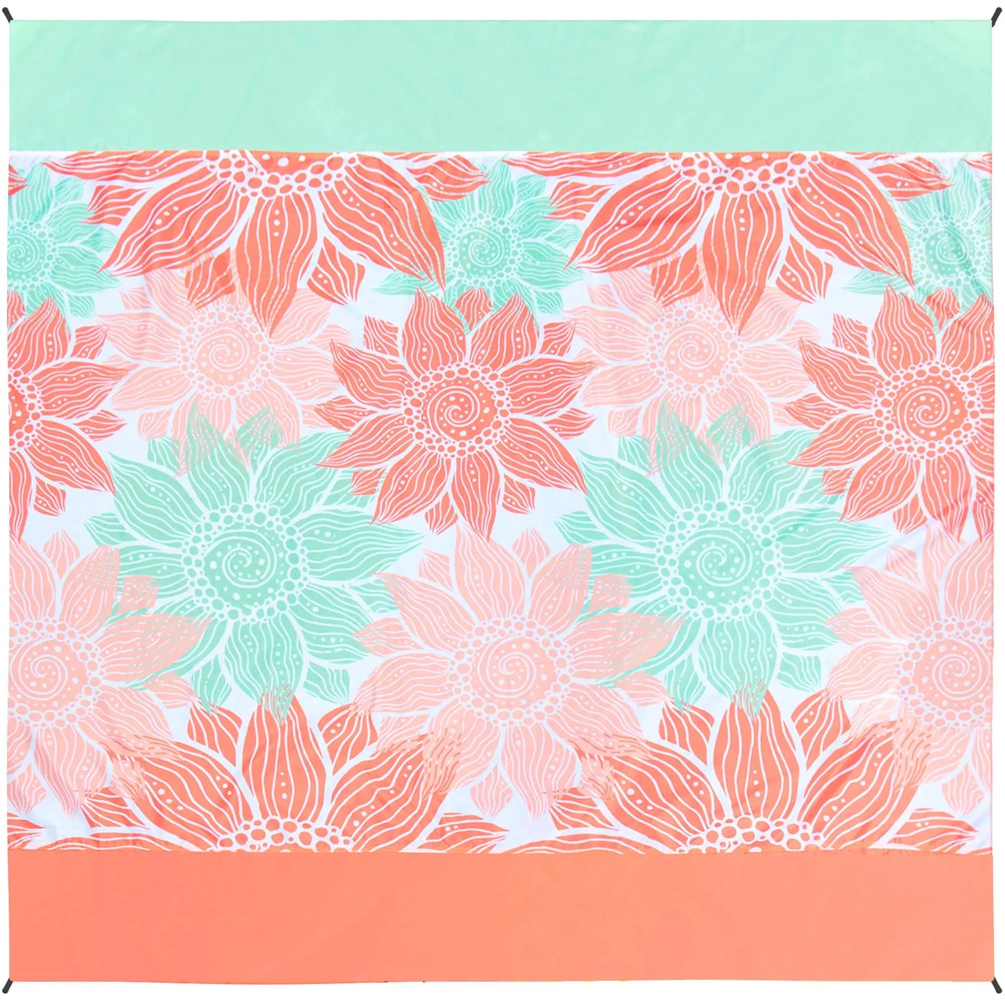 Anti sand beach towel and mat
