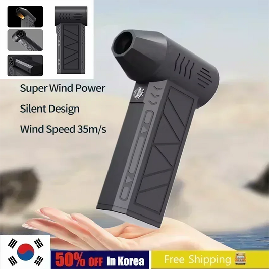 A Black Powerful TurboJet Hand Held Blower
