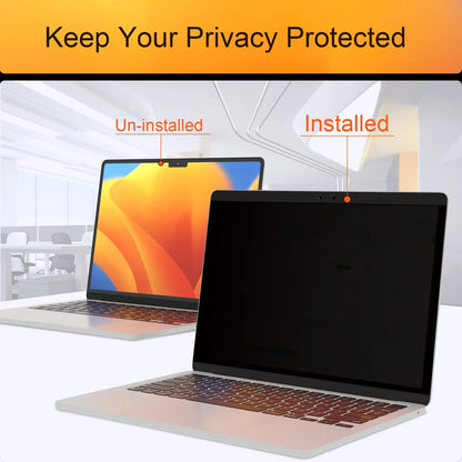Privacy film used on MacBook